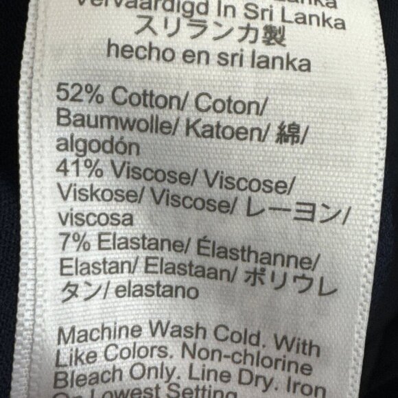 J. Crew Women's 2 Kallie Pants Navy Stretch NWT Tapered Leg - Picture 9 of 12